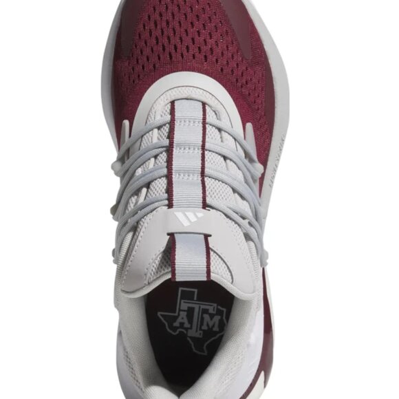 Adidas Texas A&M AlphaBoost V2 Men Athletic Shoe Maroon Grey IH6338 NEW main image 6